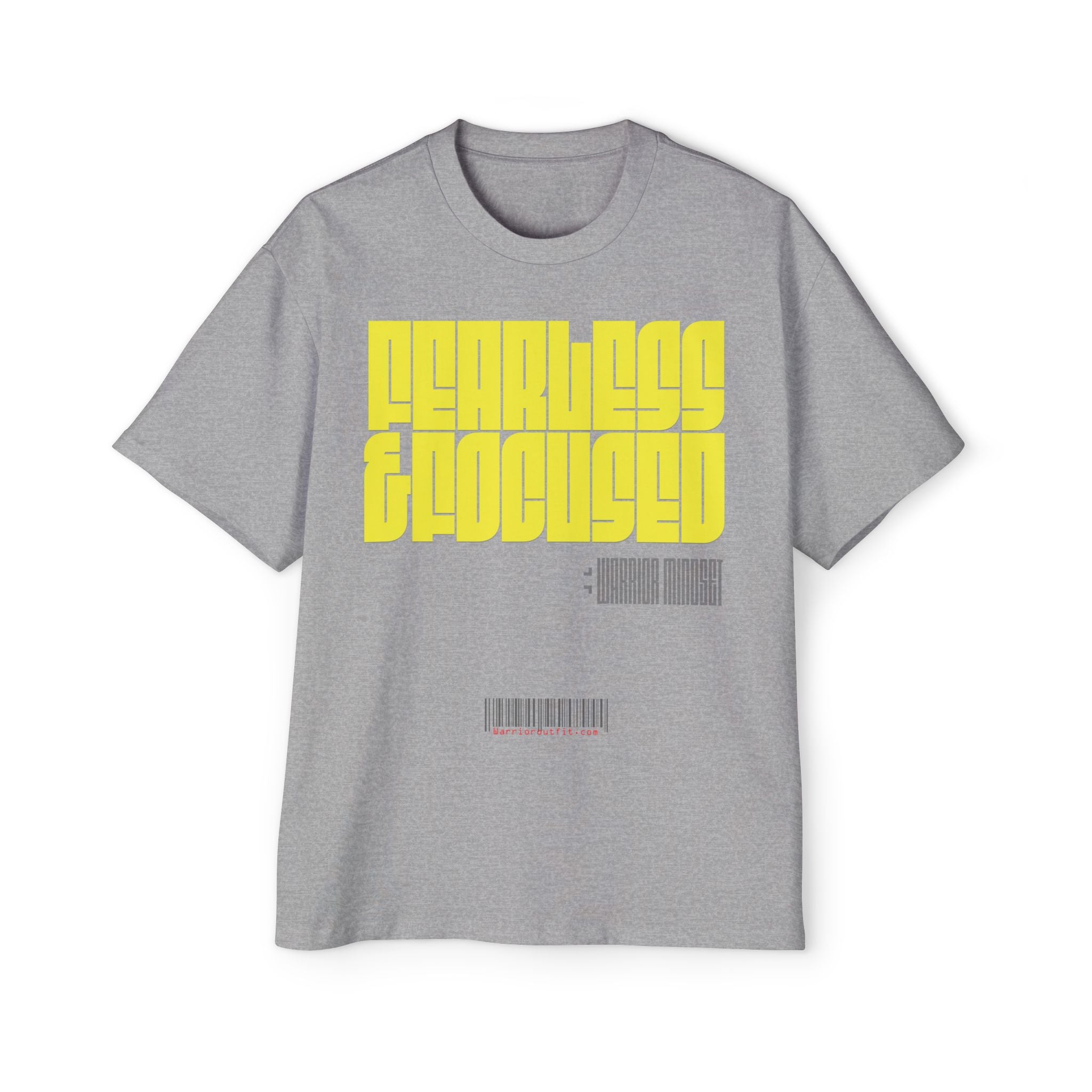 Fearless and Focused Heavy Warm-up Tee - Warrior Mindset