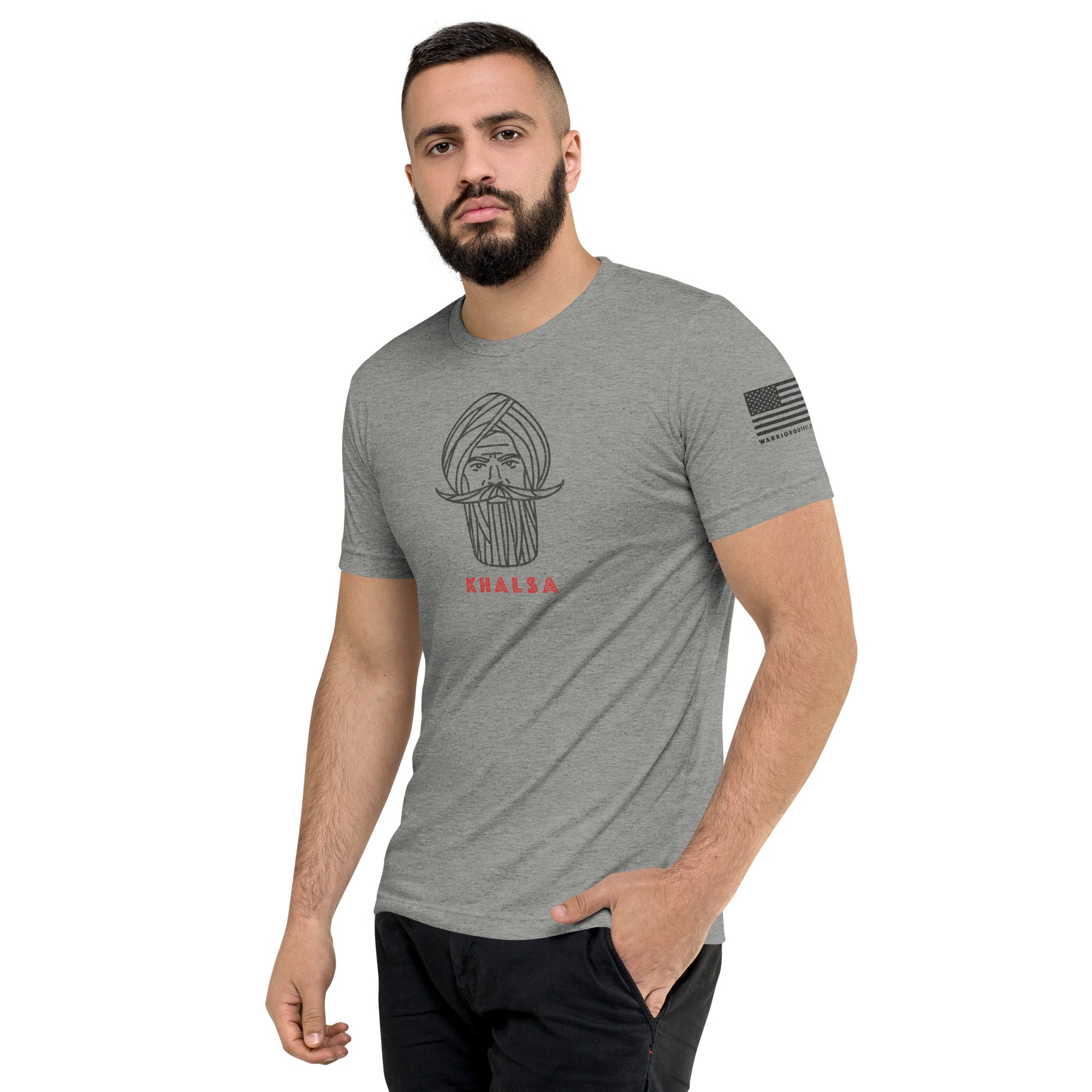 Kshatriya Triblend Tee - "Sarbloh Warrior"