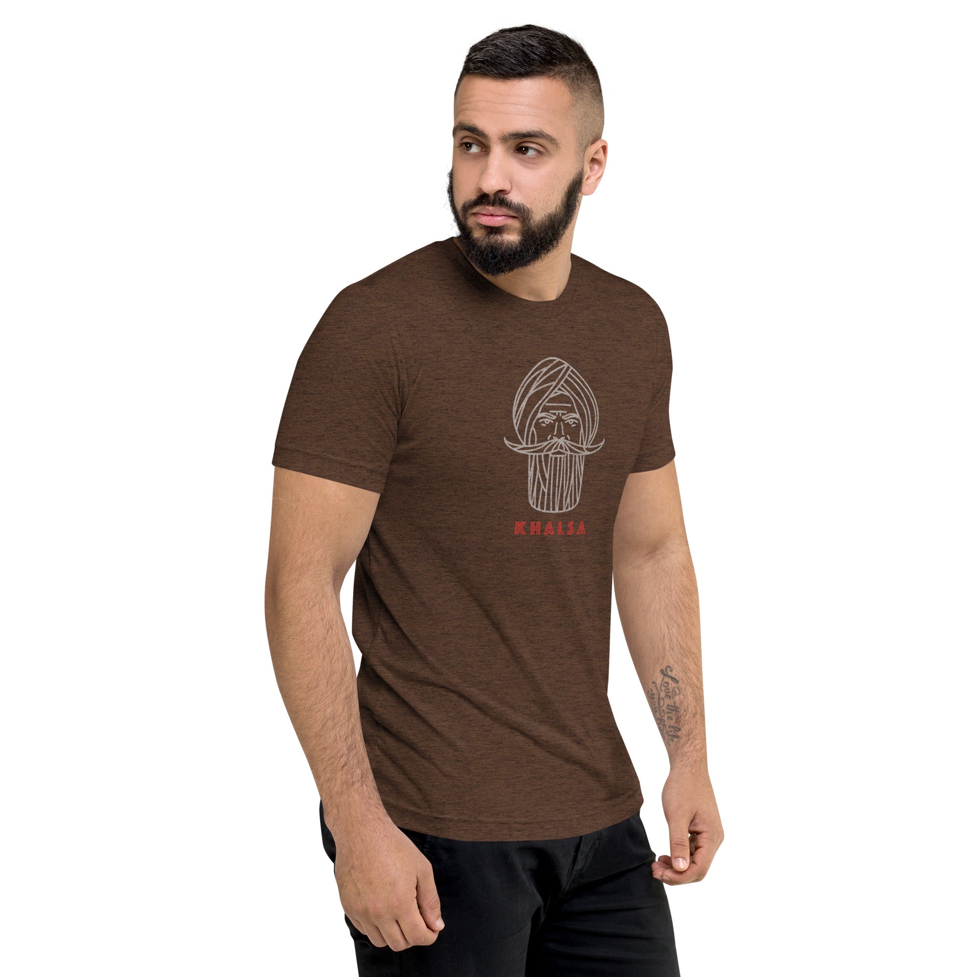 Kshatriya Triblend Tee - "Sarbloh Warrior"