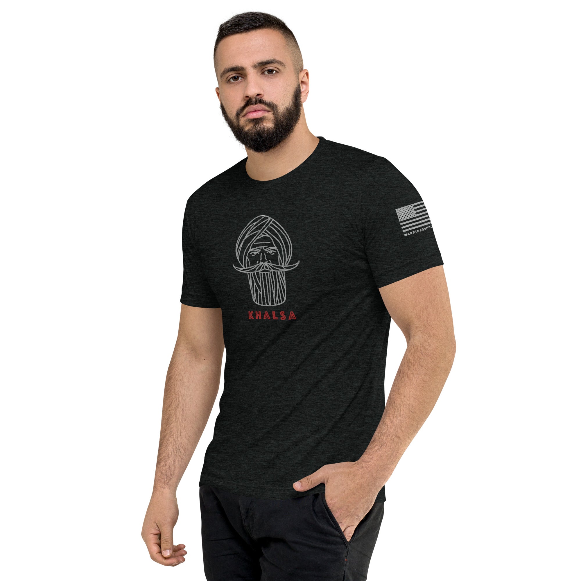 Kshatriya Triblend Tee - "Sarbloh Warrior"