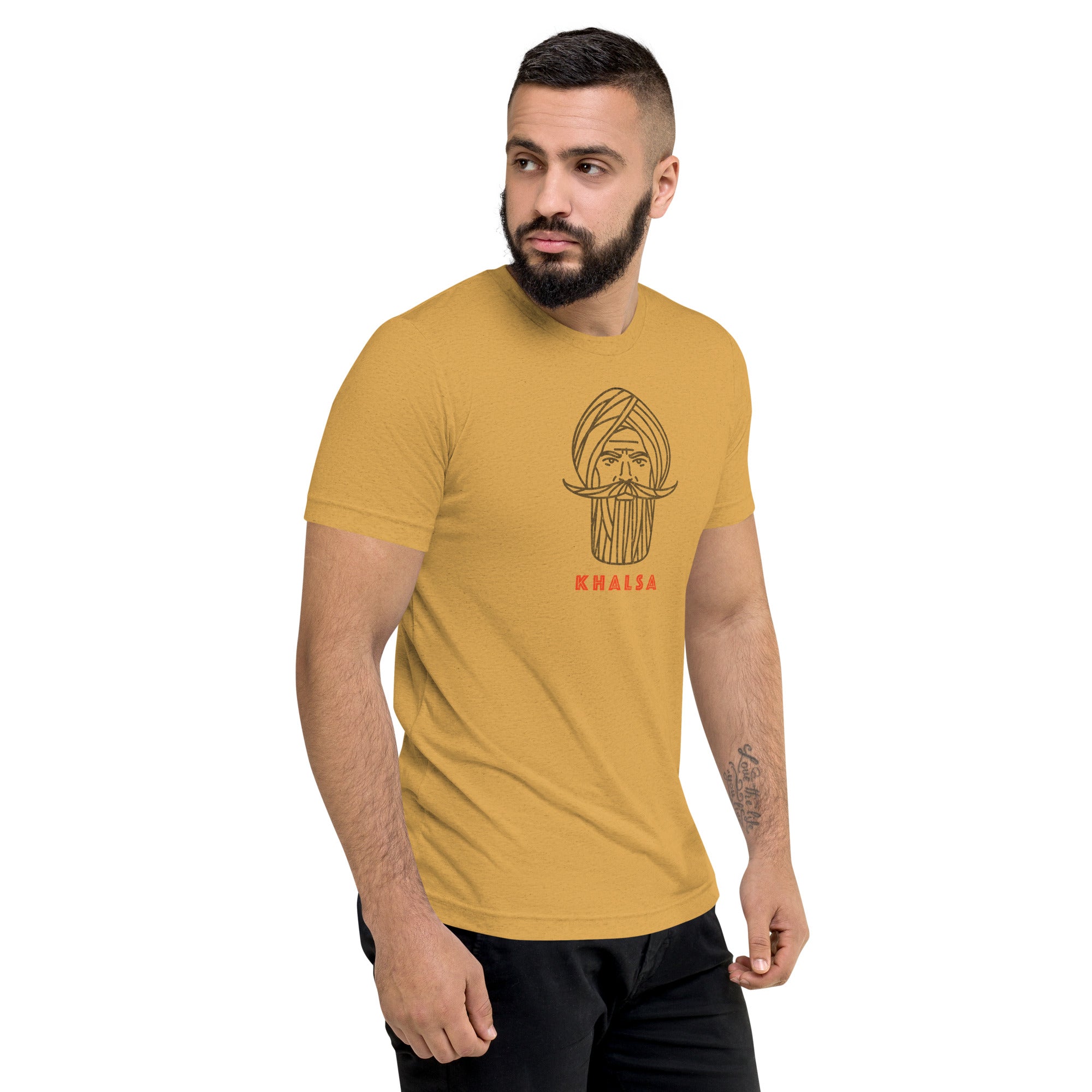 Kshatriya Triblend Tee - "Sarbloh Warrior"