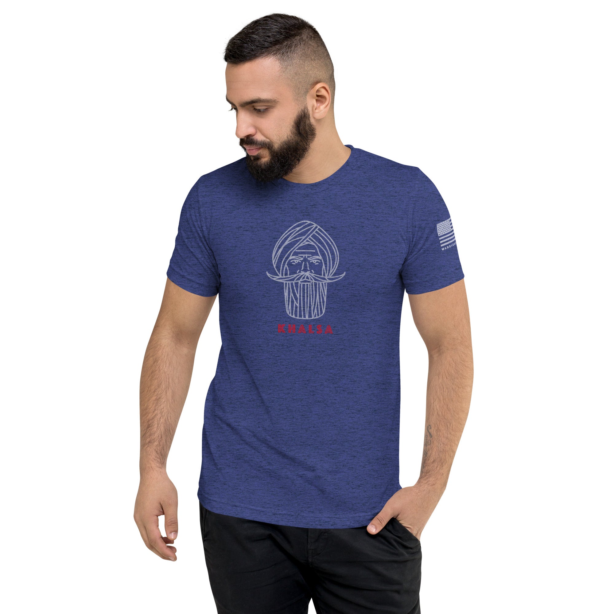 Kshatriya Triblend Tee - "Sarbloh Warrior"
