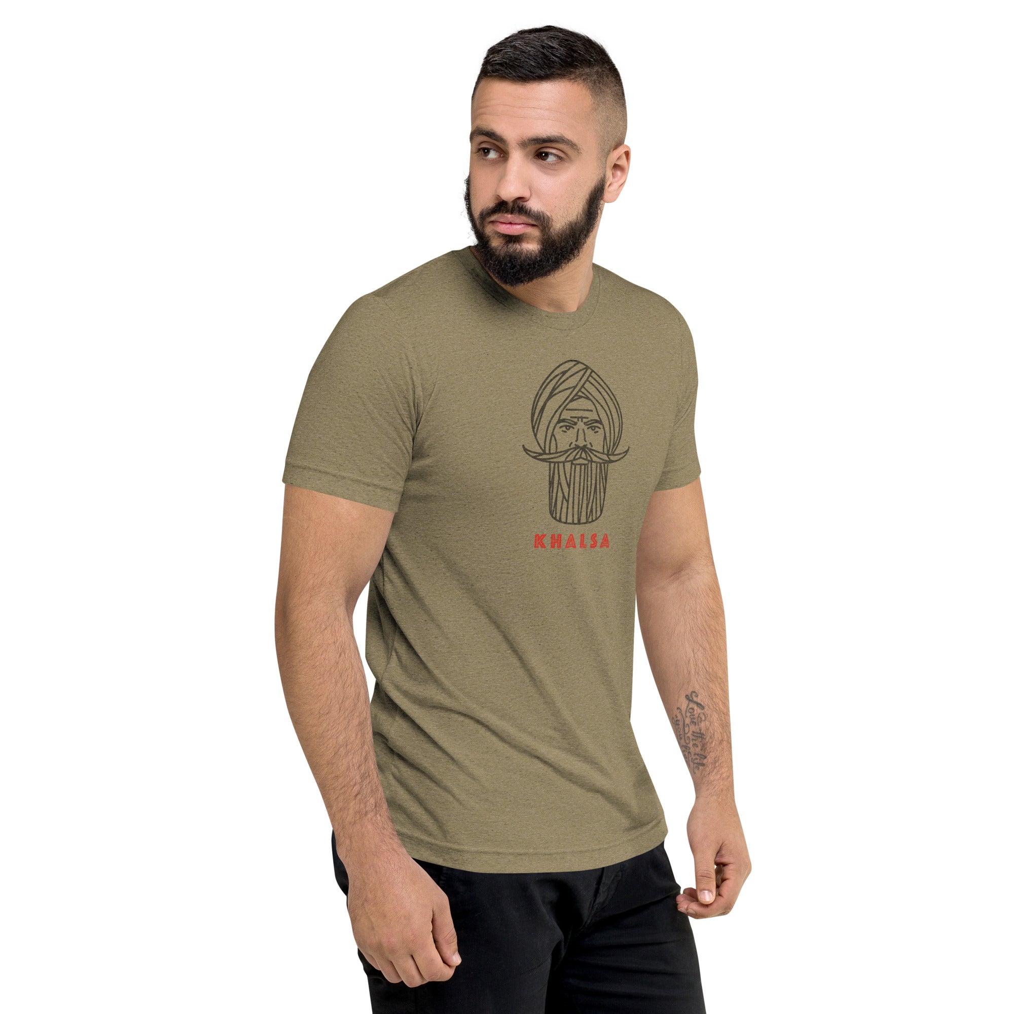 Kshatriya Triblend Tee - "Sarbloh Warrior"