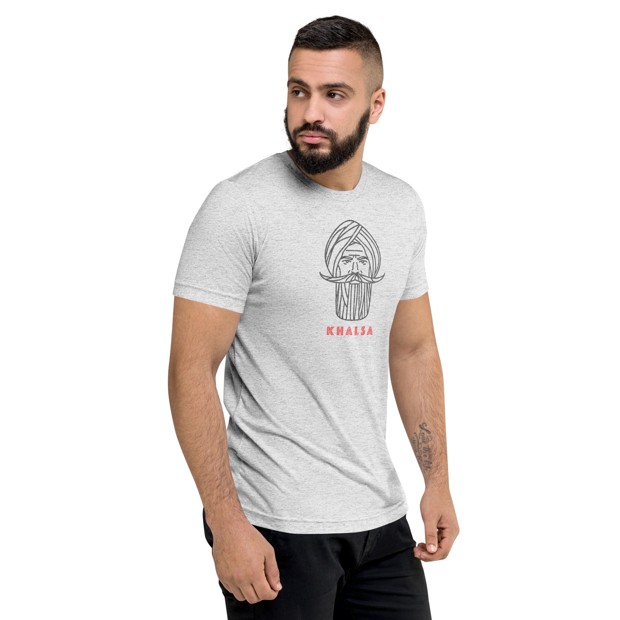 Kshatriya Triblend Tee - "Sarbloh Warrior"