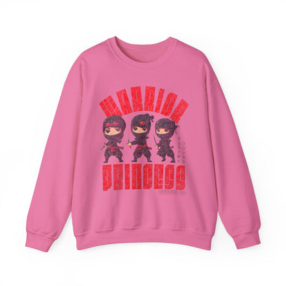 SAMURAI WARRIOR PRINCESS Heavy Blend Crewneck Sweatshirt