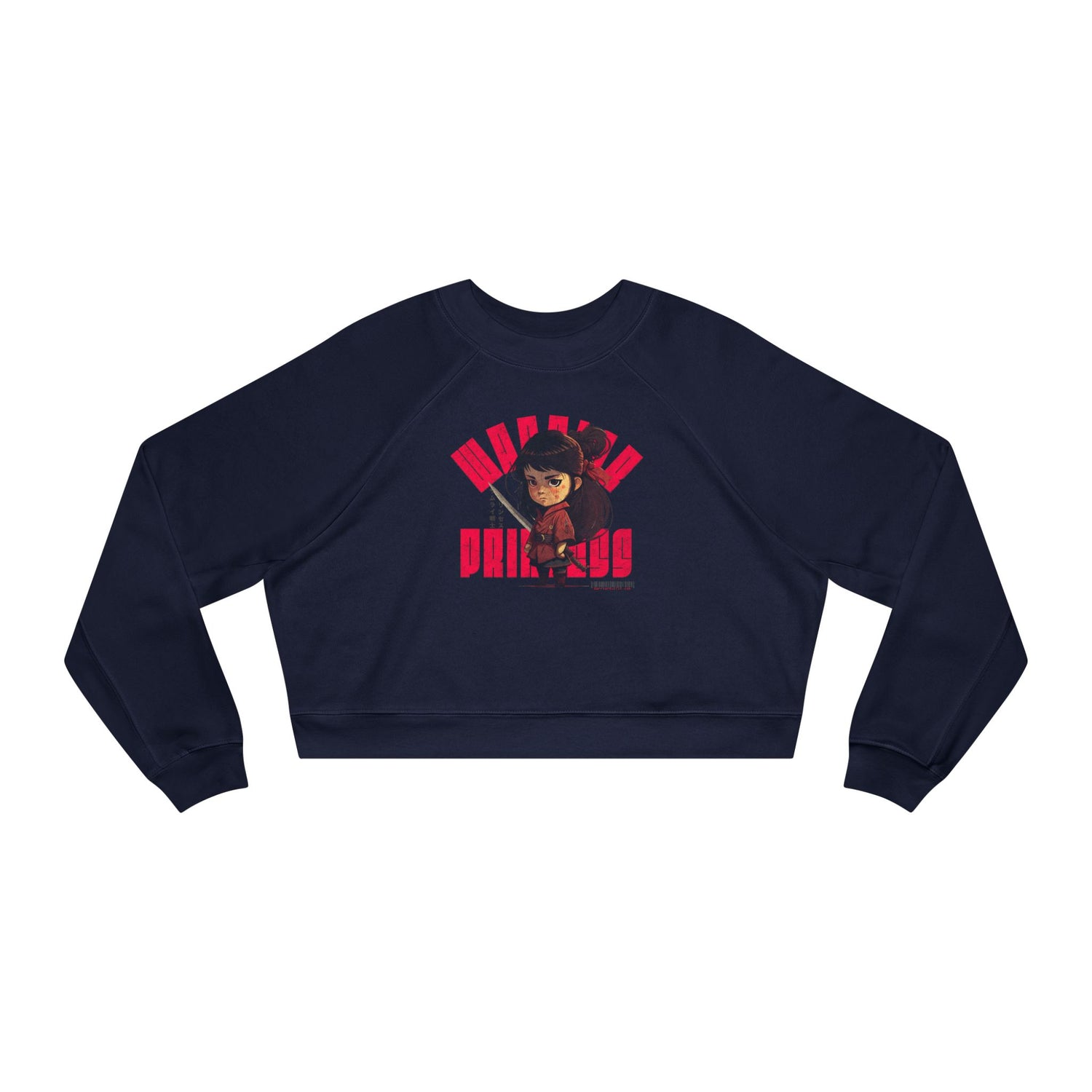 SAMURAI WARRIOR Princess Cropped Sweatshirt