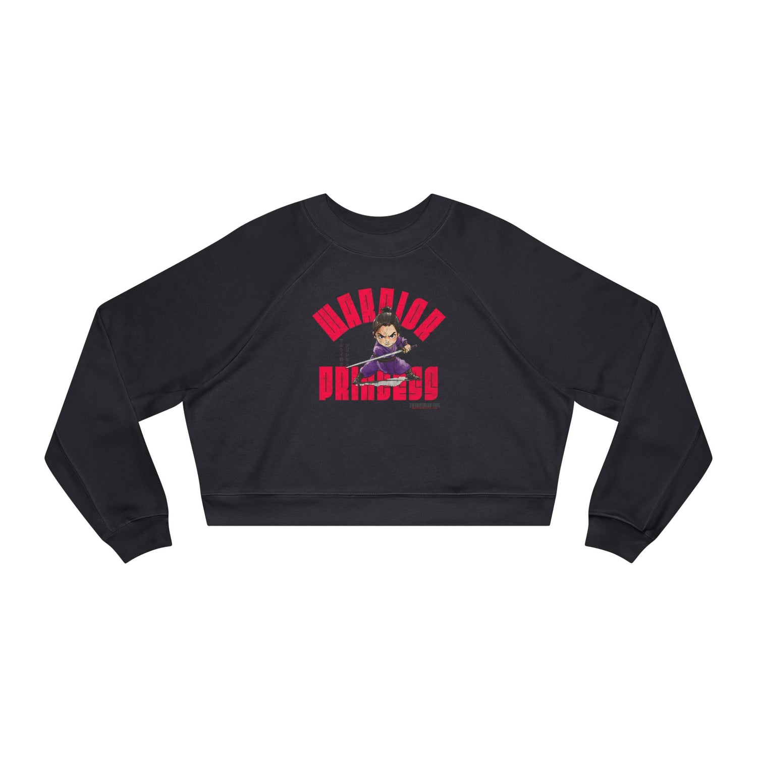 SAMURAI WARRIOR Princess Cropped Sweatshirt