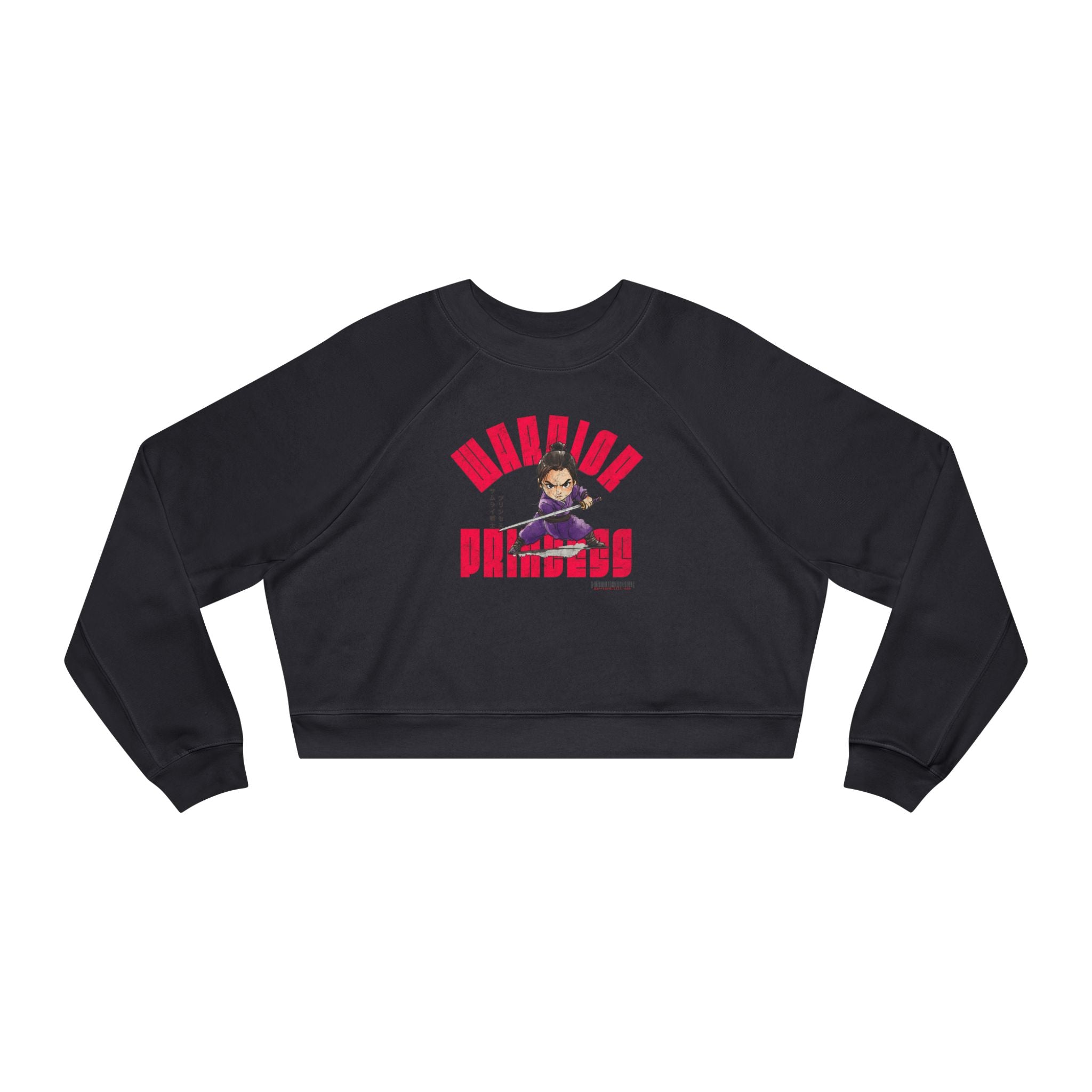 SAMURAI WARRIOR Princess Cropped Sweatshirt