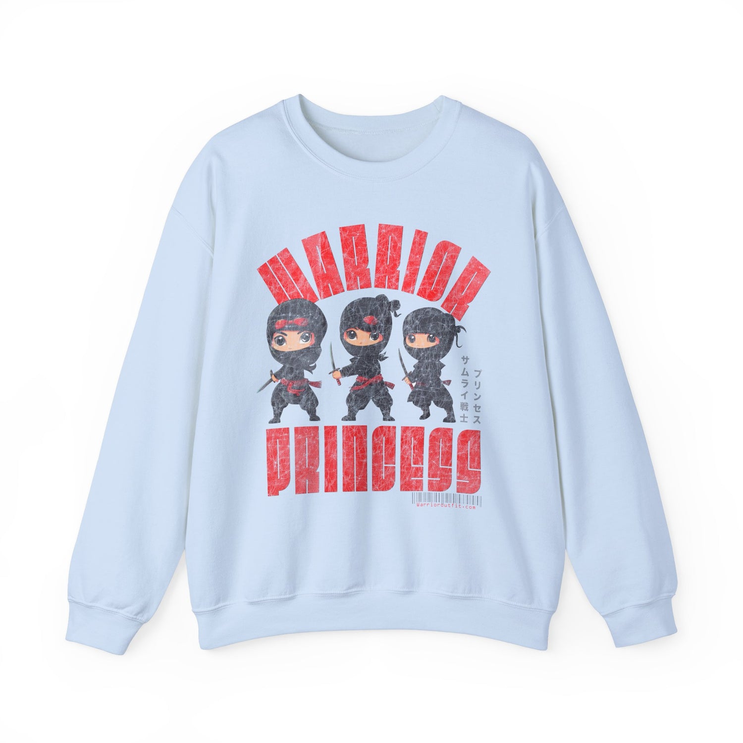 SAMURAI WARRIOR PRINCESS Heavy Blend Crewneck Sweatshirt