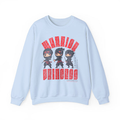 SAMURAI WARRIOR PRINCESS Heavy Blend Crewneck Sweatshirt