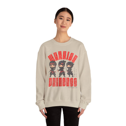 SAMURAI WARRIOR PRINCESS Heavy Blend Crewneck Sweatshirt