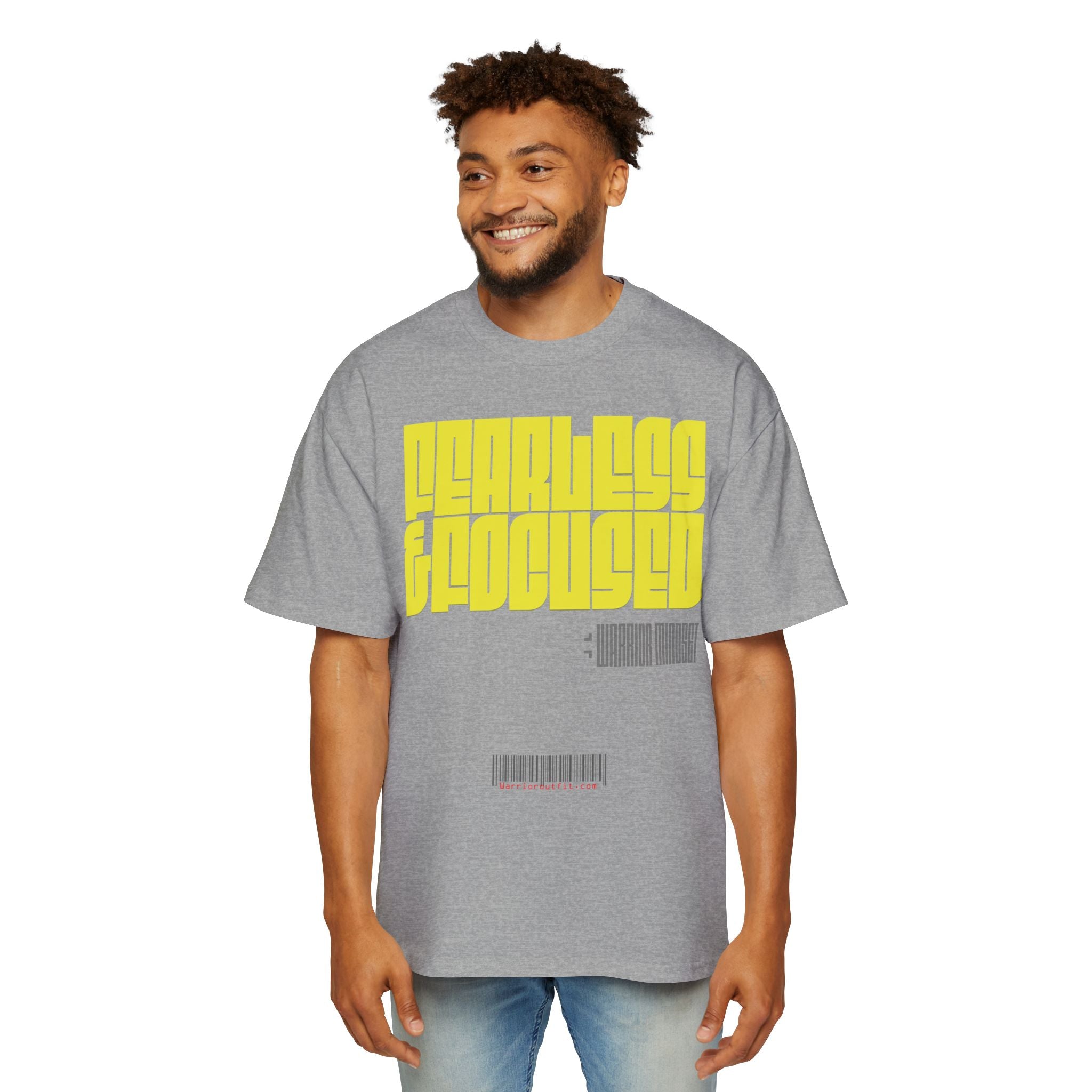 Fearless and Focused Heavy Warm-up Tee - Warrior Mindset