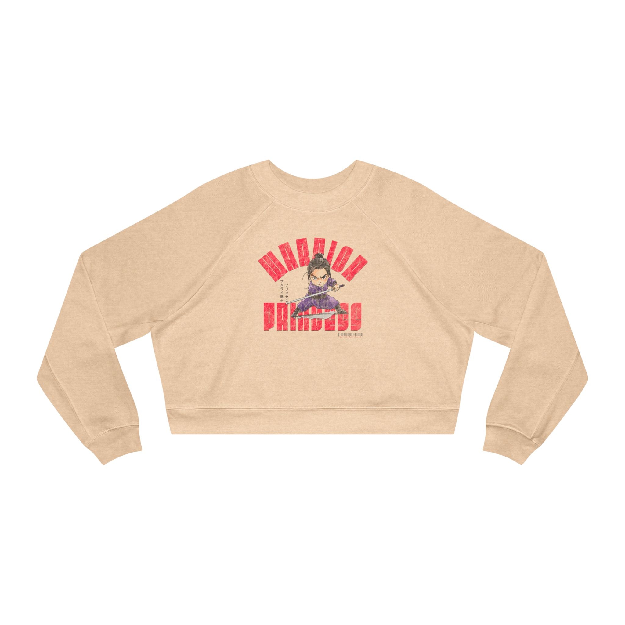 SAMURAI WARRIOR Princess Cropped Sweatshirt