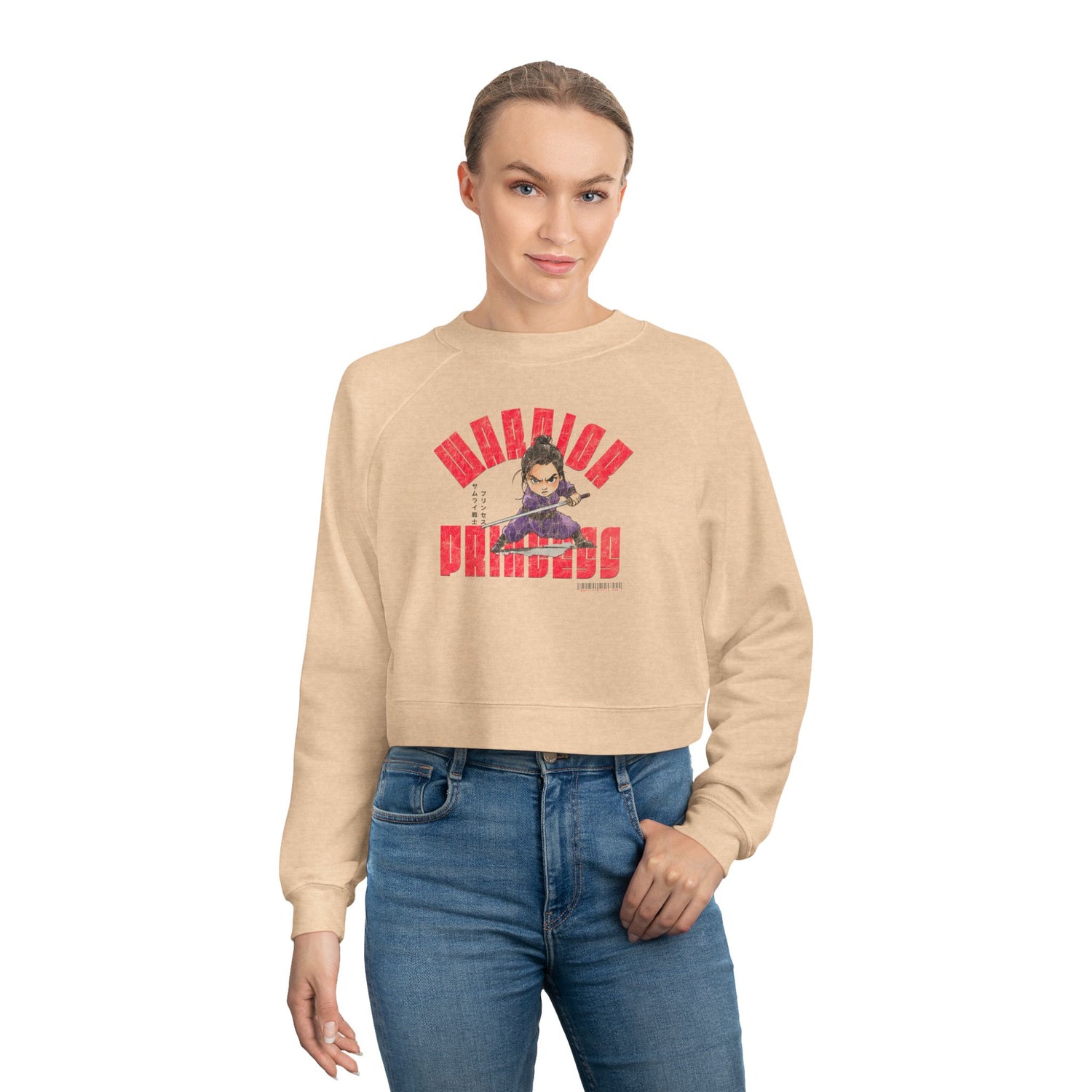 SAMURAI WARRIOR Princess Cropped Sweatshirt