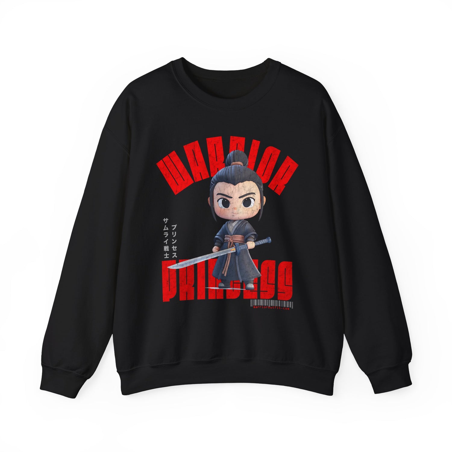 SAMURAI WARRIOR PRINCESS Heavy Blend Crewneck Sweatshirt