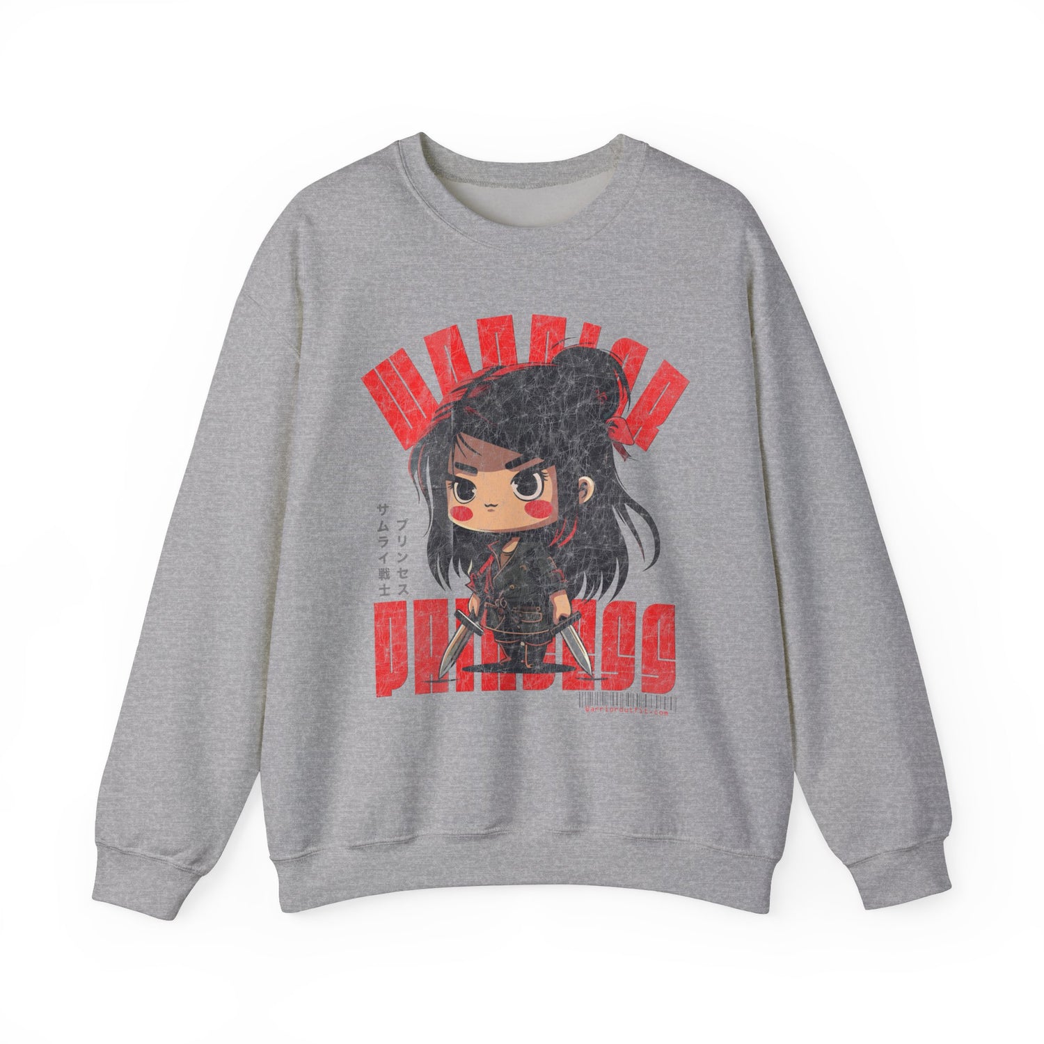 SAMURAI WARRIOR PRINCESS Heavy Blend Crewneck Sweatshirt