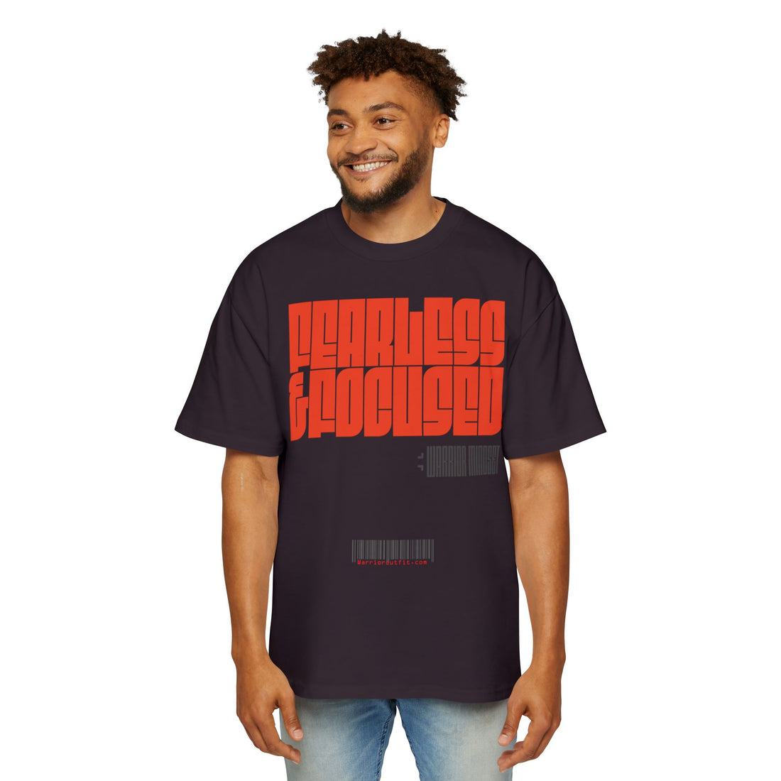 Fearless and Focused Heavy Warm-up Tee - Warrior Mindset