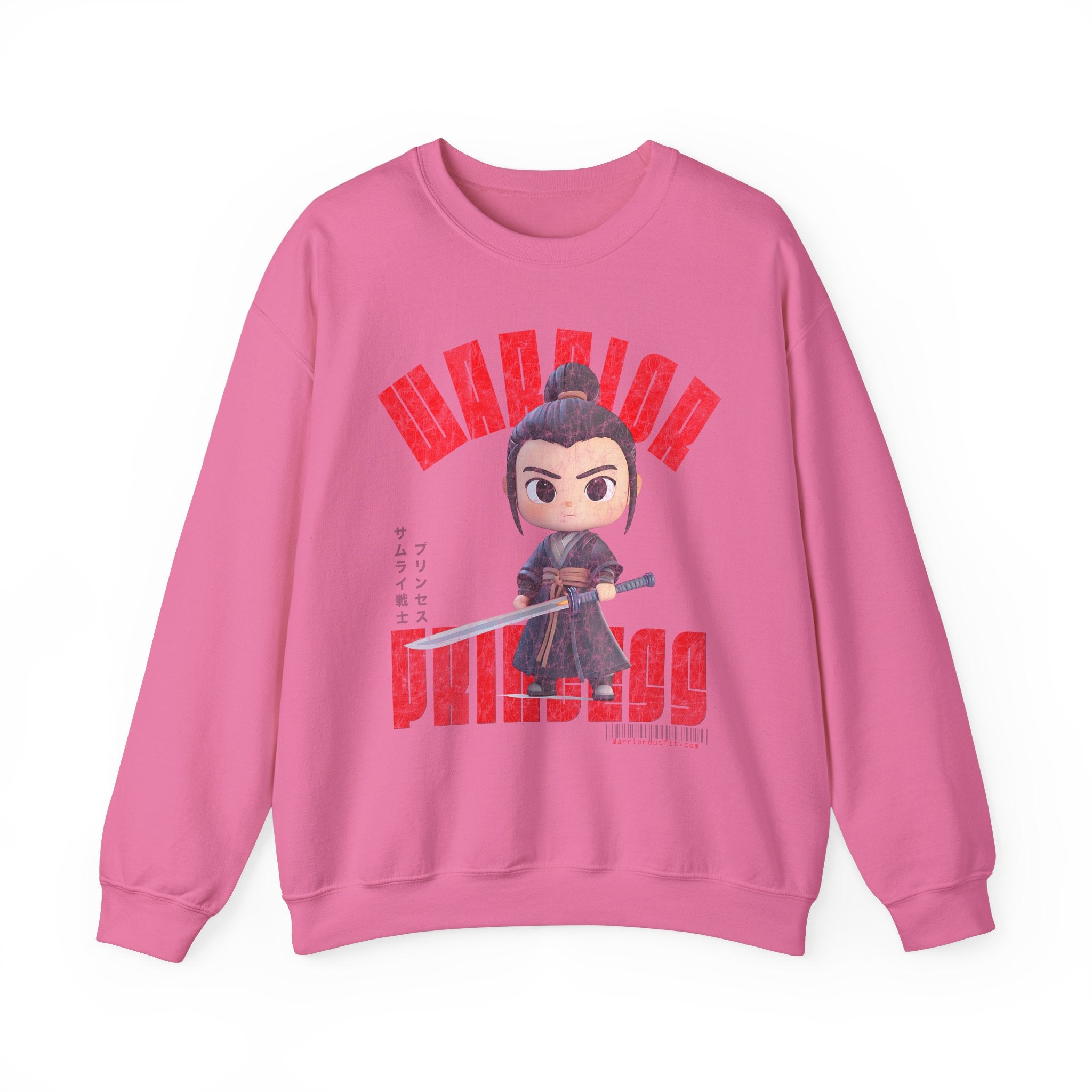 SAMURAI WARRIOR PRINCESS Heavy Blend Crewneck Sweatshirt