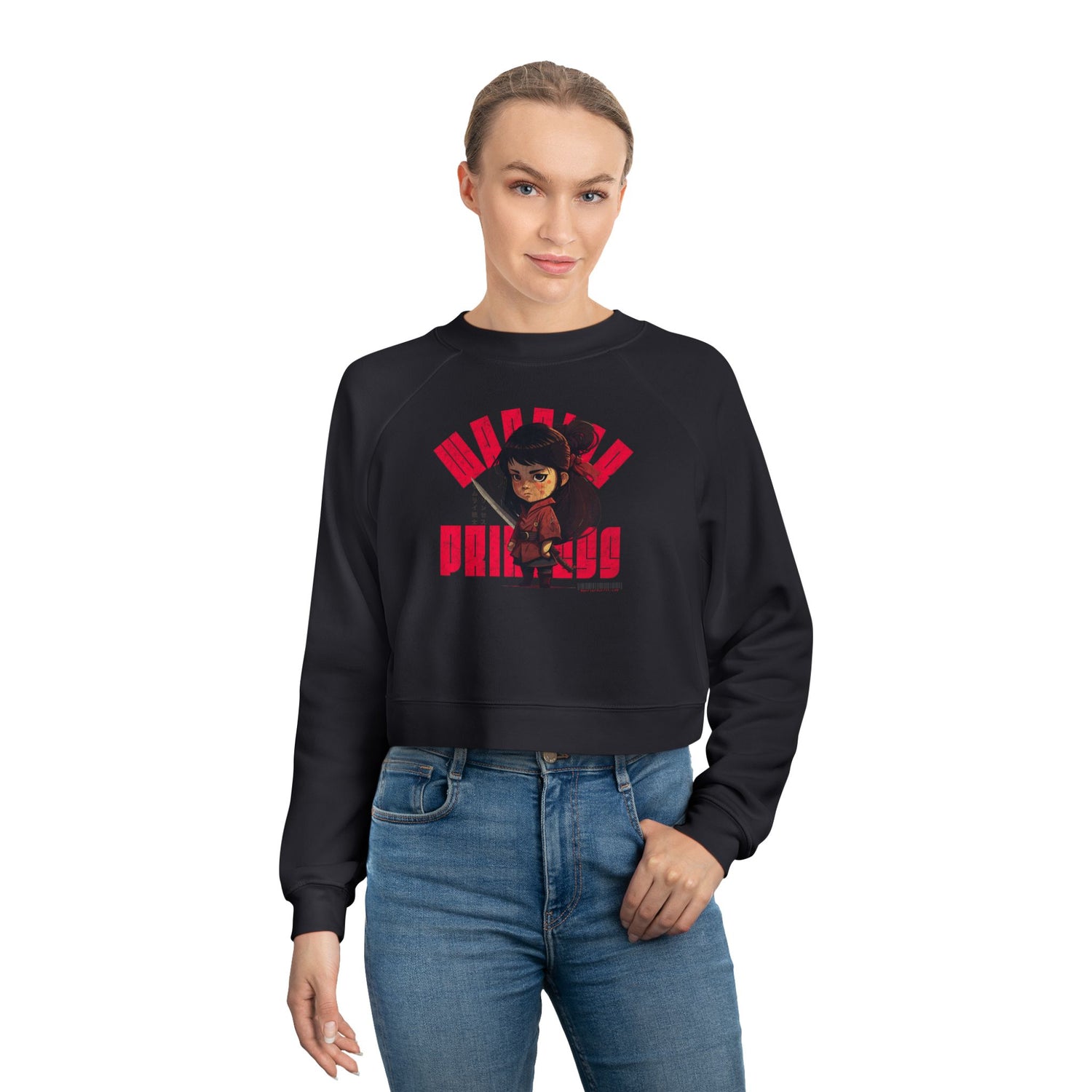 SAMURAI WARRIOR Princess Cropped Sweatshirt