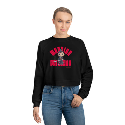 SAMURAI WARRIOR Princess Cropped Sweatshirt