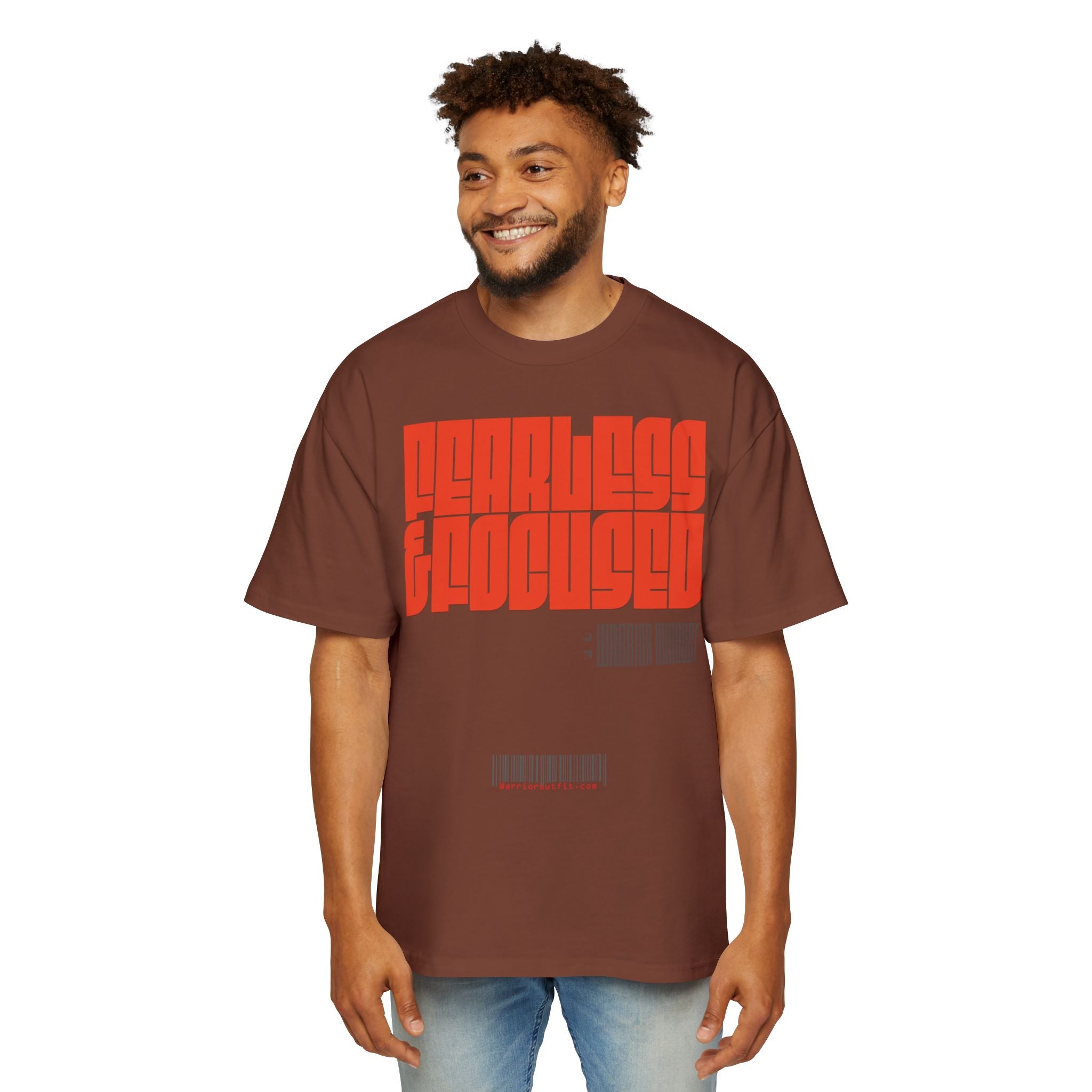 Fearless and Focused Heavy Warm-up Tee - Warrior Mindset