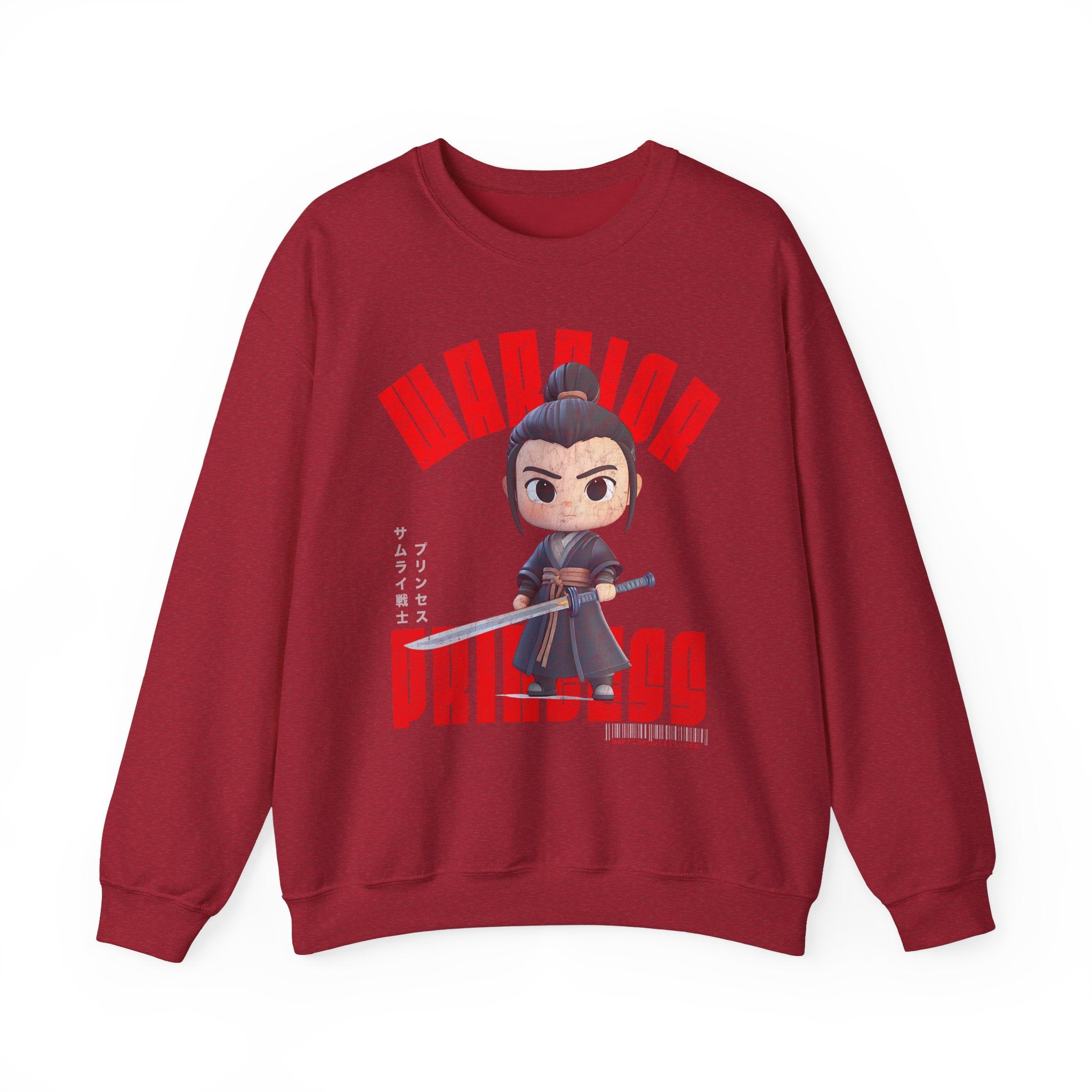 SAMURAI WARRIOR PRINCESS Heavy Blend Crewneck Sweatshirt