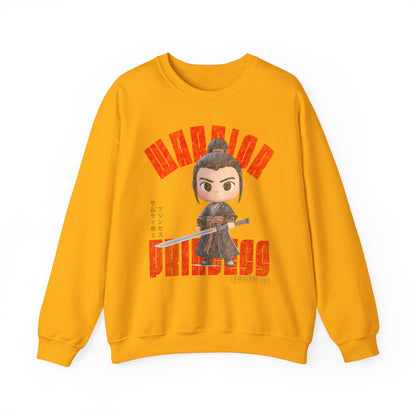 SAMURAI WARRIOR PRINCESS Heavy Blend Crewneck Sweatshirt