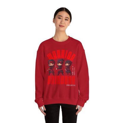 SAMURAI WARRIOR PRINCESS Heavy Blend Crewneck Sweatshirt