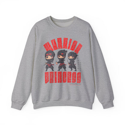 SAMURAI WARRIOR PRINCESS Heavy Blend Crewneck Sweatshirt