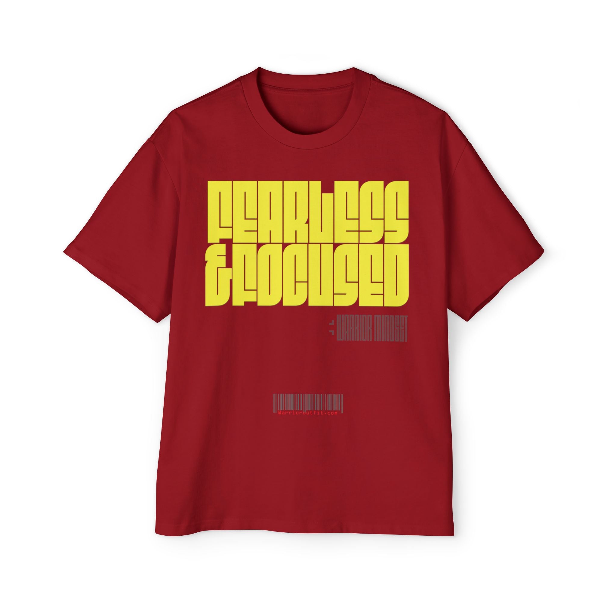 Fearless and Focused Heavy Warm-up Tee - Warrior Mindset