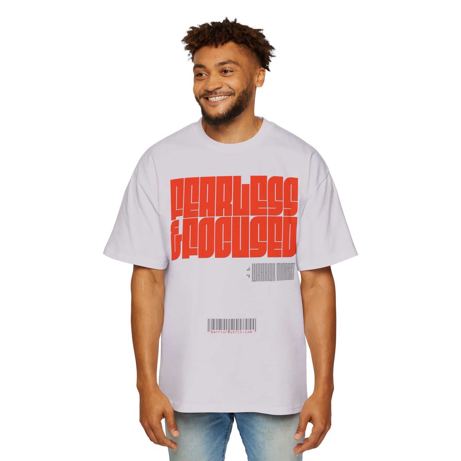 Fearless and Focused Heavy Warm-up Tee - Warrior Mindset