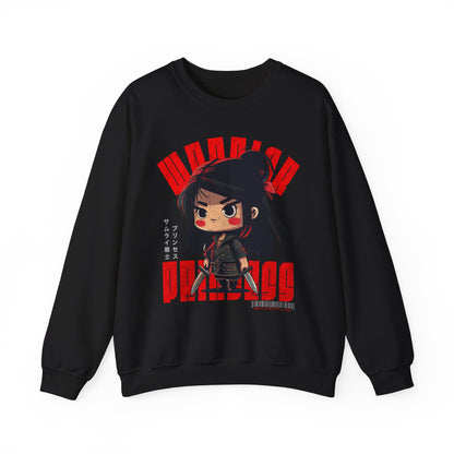 SAMURAI WARRIOR PRINCESS Heavy Blend Crewneck Sweatshirt