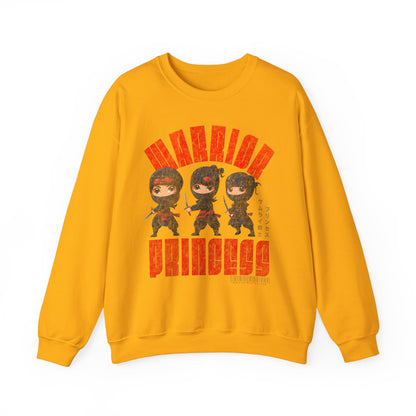 SAMURAI WARRIOR PRINCESS Heavy Blend Crewneck Sweatshirt