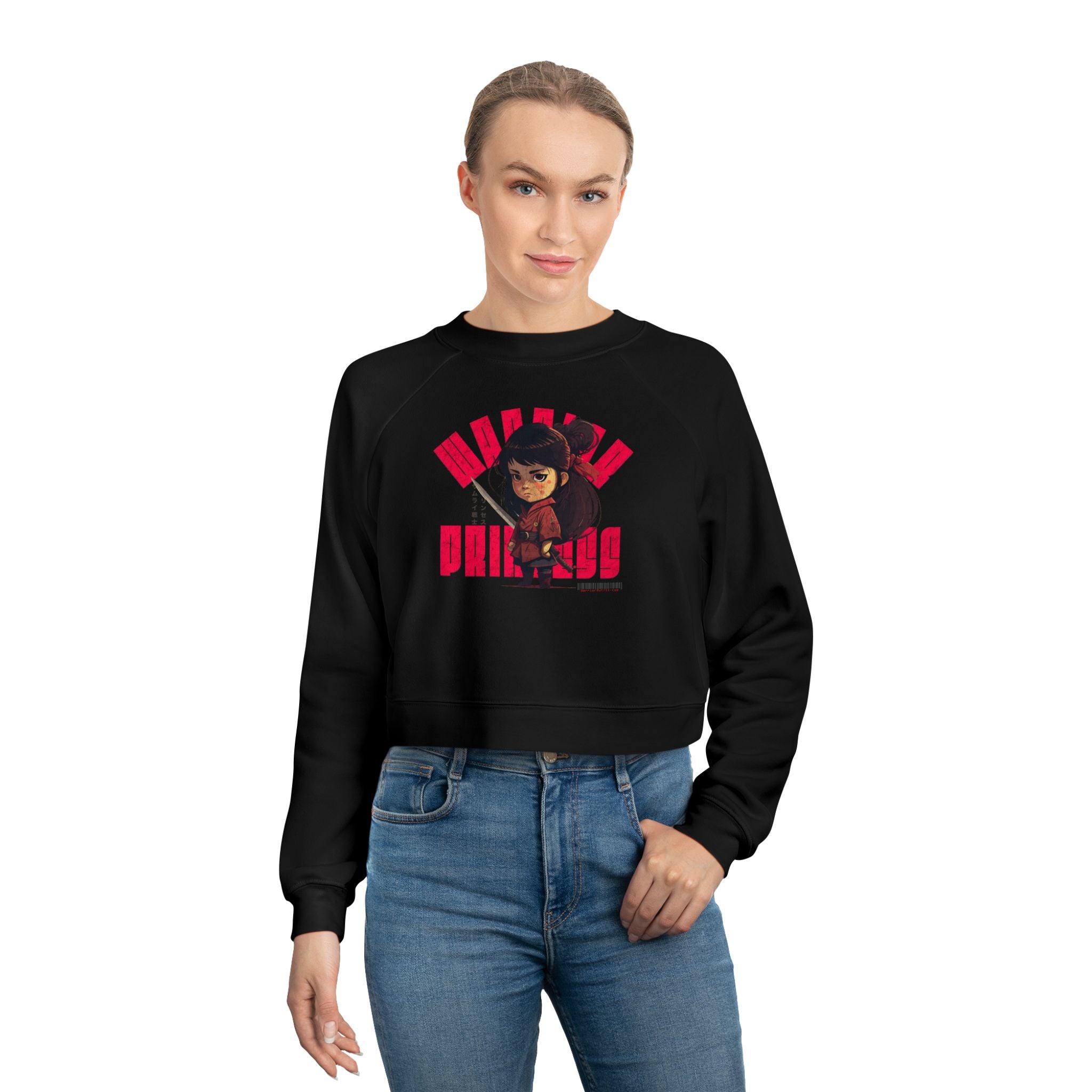 SAMURAI WARRIOR Princess Cropped Sweatshirt