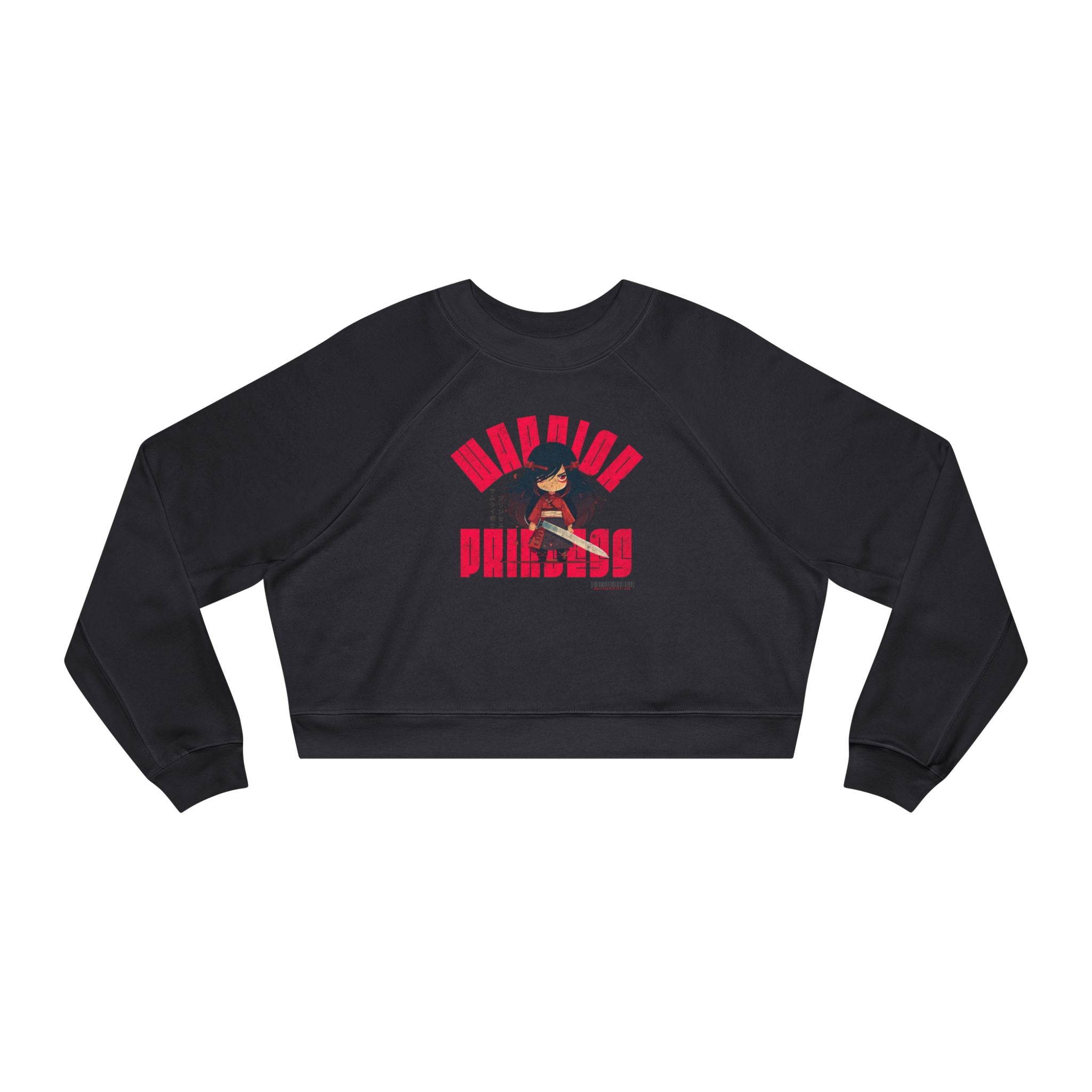 SAMURAI WARRIOR Princess Cropped Sweatshirt