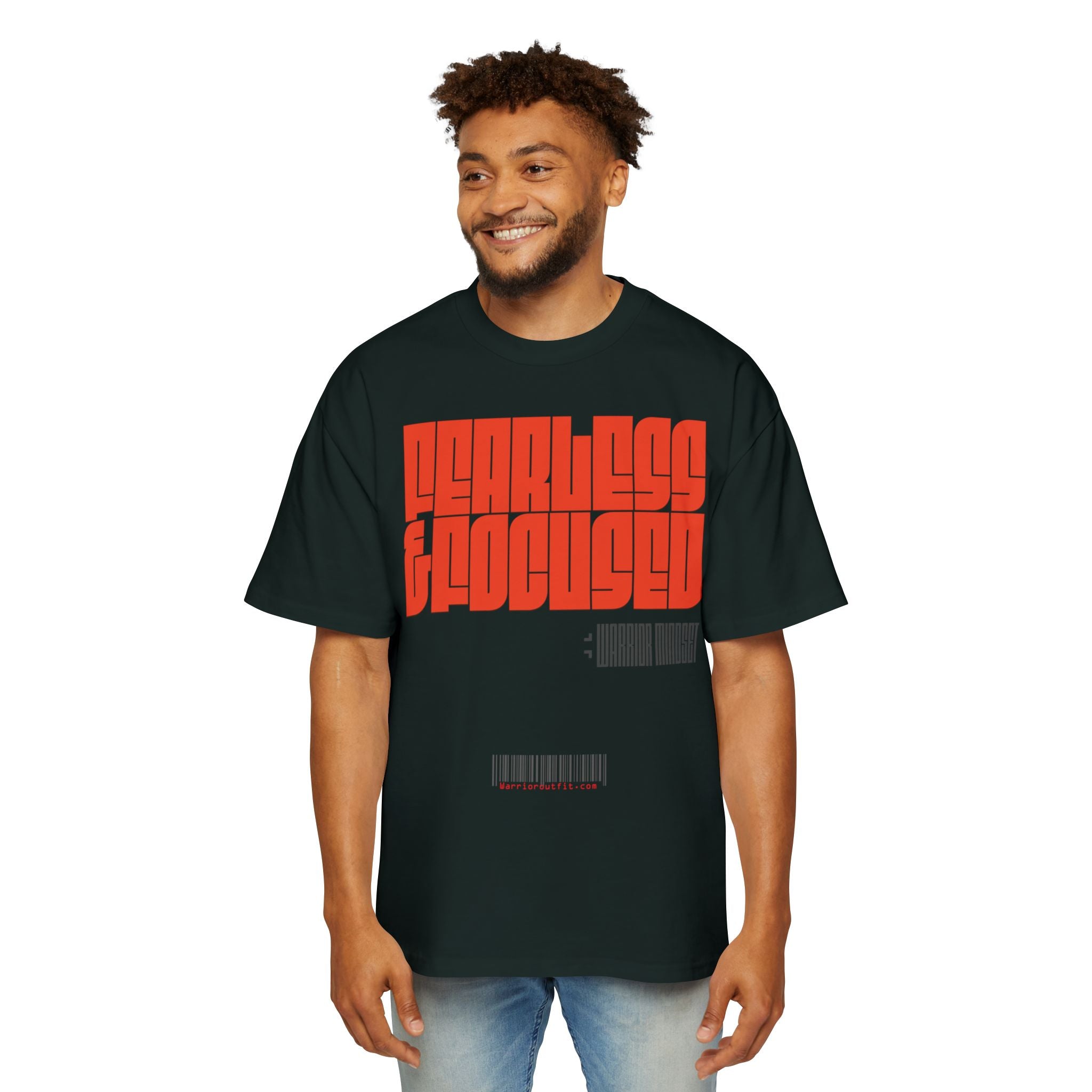 Fearless and Focused Heavy Warm-up Tee - Warrior Mindset