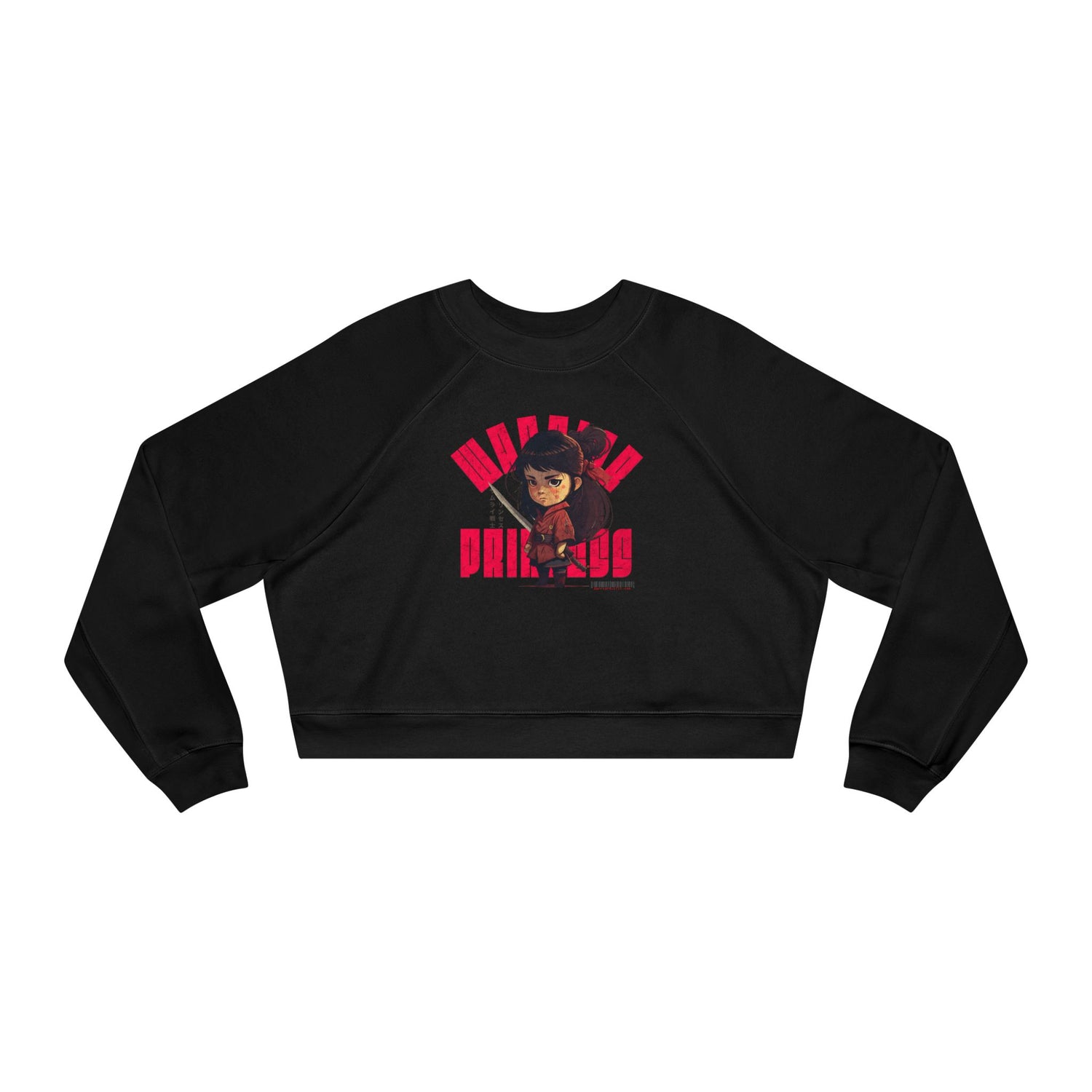 SAMURAI WARRIOR Princess Cropped Sweatshirt