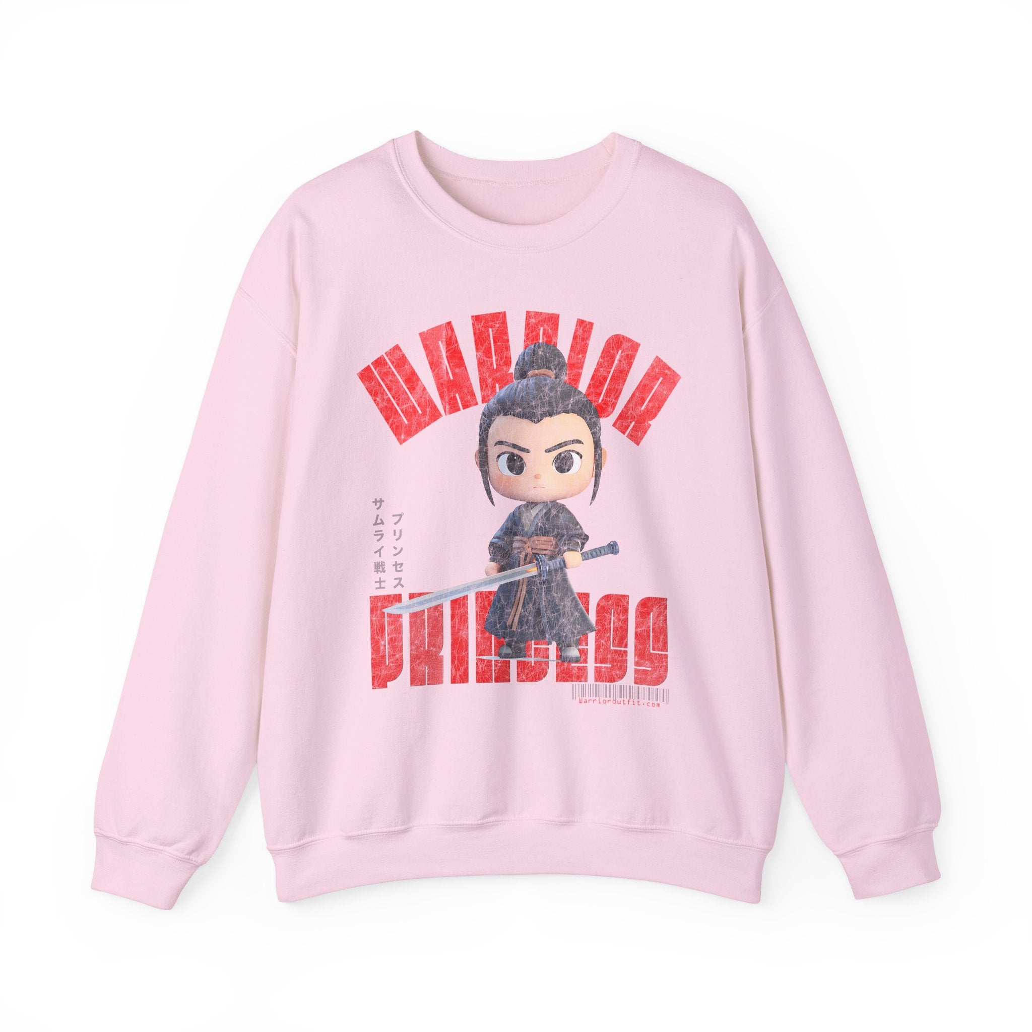 SAMURAI WARRIOR PRINCESS Heavy Blend Crewneck Sweatshirt