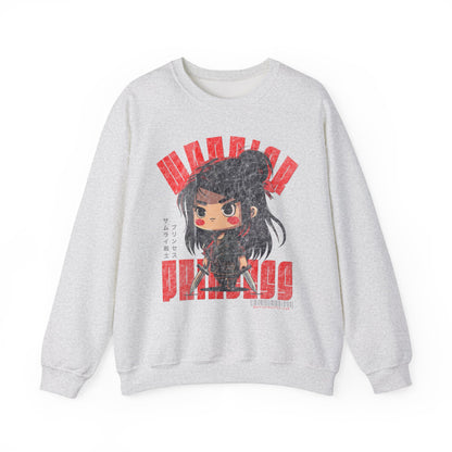 SAMURAI WARRIOR PRINCESS Heavy Blend Crewneck Sweatshirt