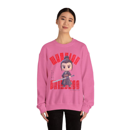 SAMURAI WARRIOR PRINCESS Heavy Blend Crewneck Sweatshirt