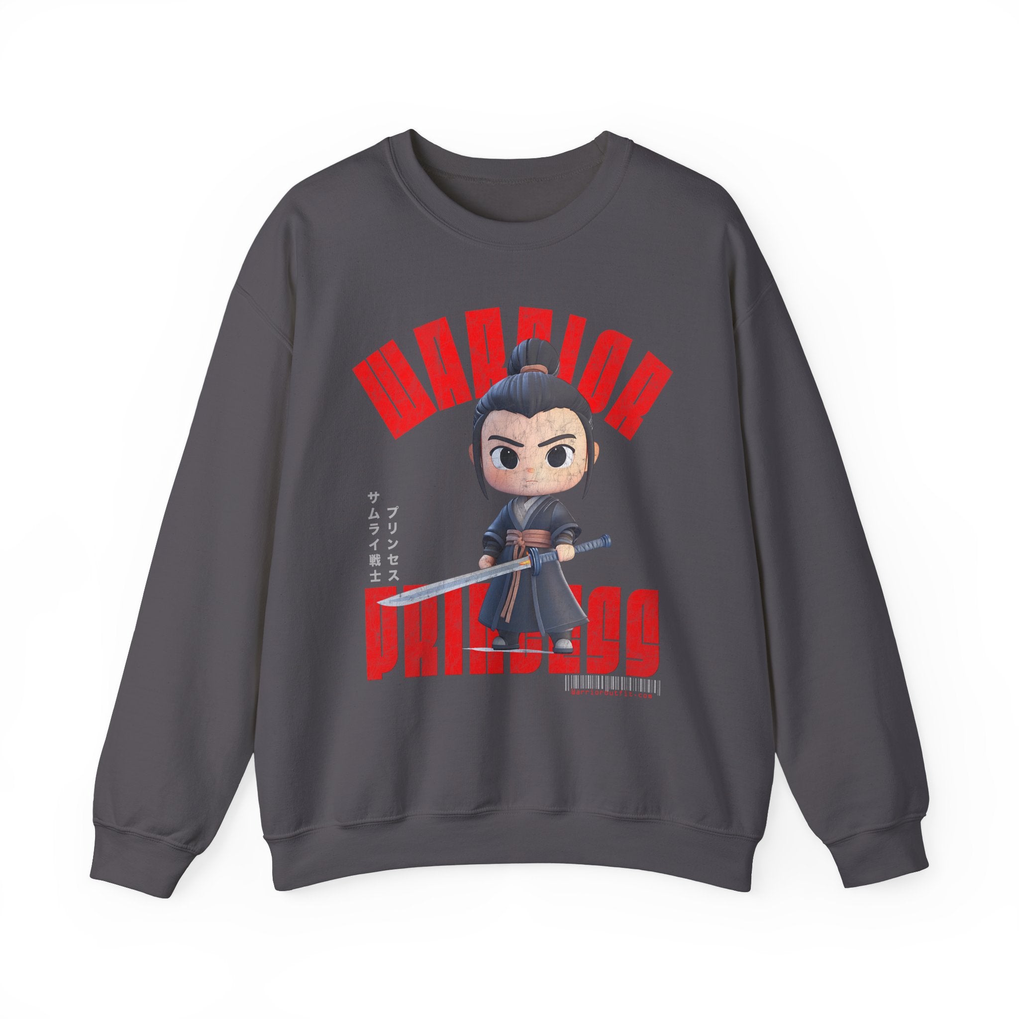 SAMURAI WARRIOR PRINCESS Heavy Blend Crewneck Sweatshirt