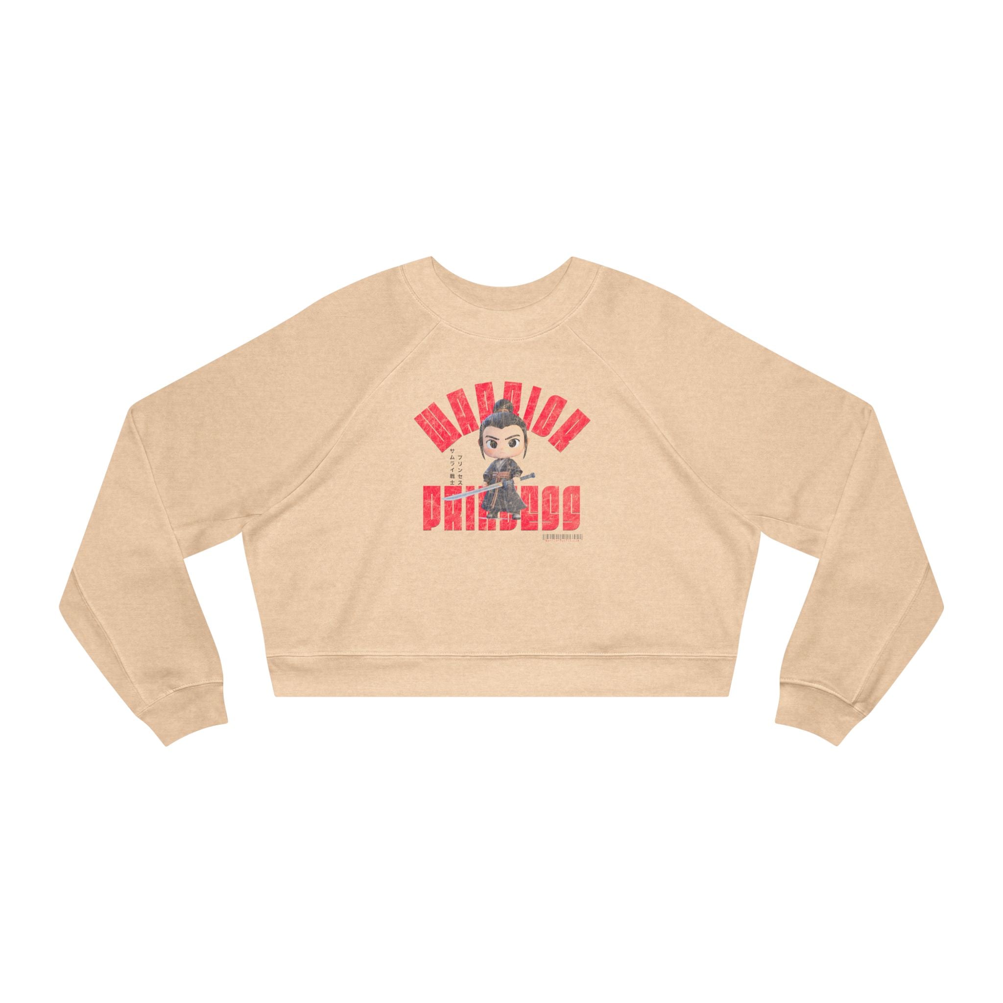 SAMURAI WARRIOR Princess Cropped Sweatshirt