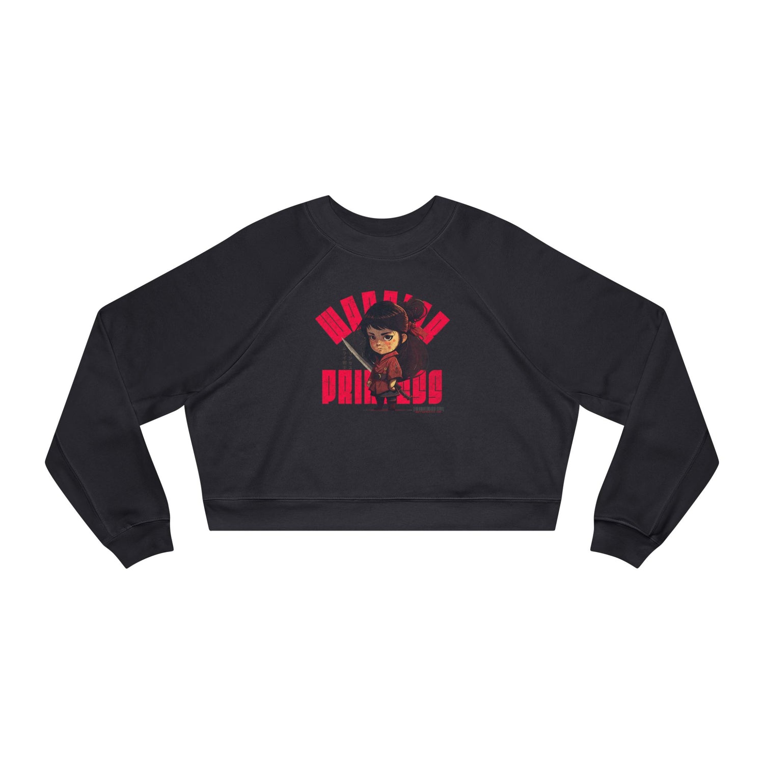 SAMURAI WARRIOR Princess Cropped Sweatshirt