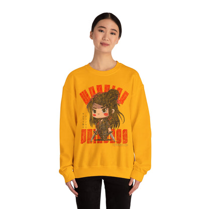 SAMURAI WARRIOR PRINCESS Heavy Blend Crewneck Sweatshirt