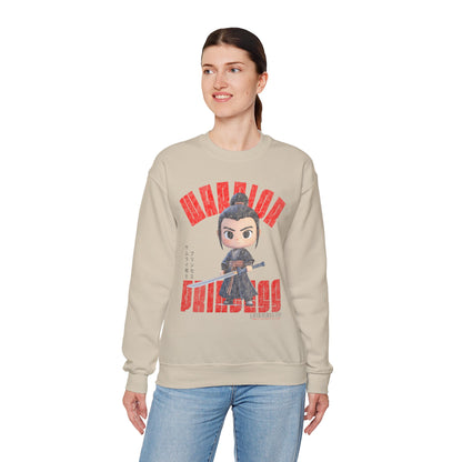 SAMURAI WARRIOR PRINCESS Heavy Blend Crewneck Sweatshirt