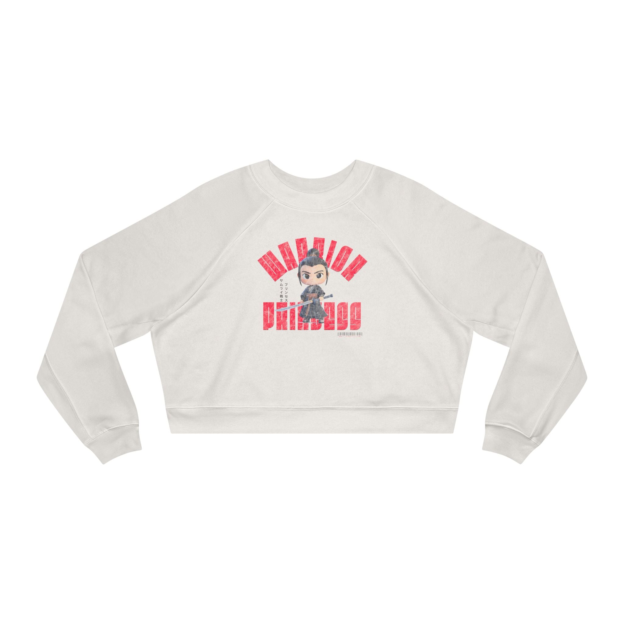 SAMURAI WARRIOR Princess Cropped Sweatshirt