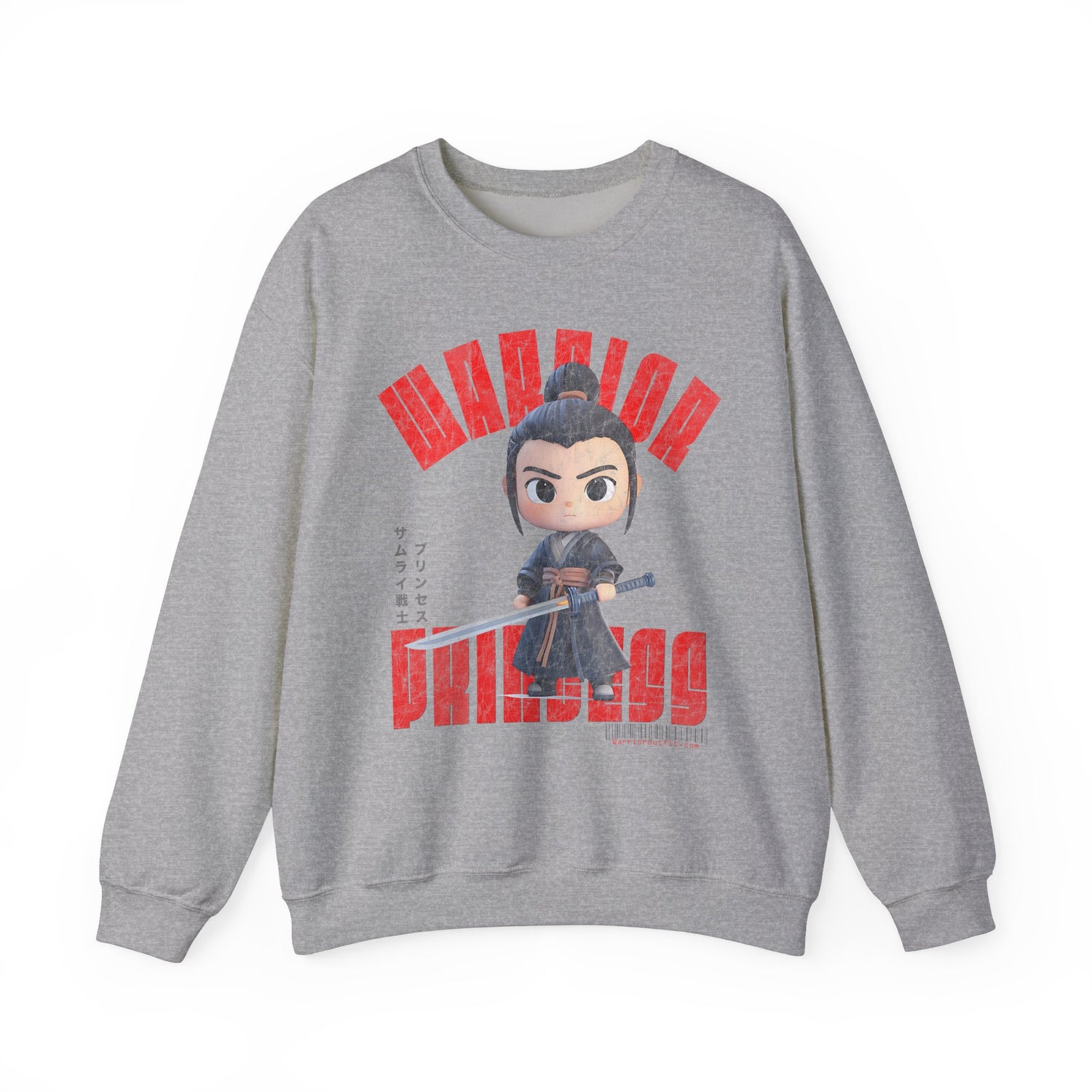 SAMURAI WARRIOR PRINCESS Heavy Blend Crewneck Sweatshirt