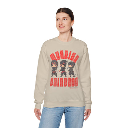 SAMURAI WARRIOR PRINCESS Heavy Blend Crewneck Sweatshirt