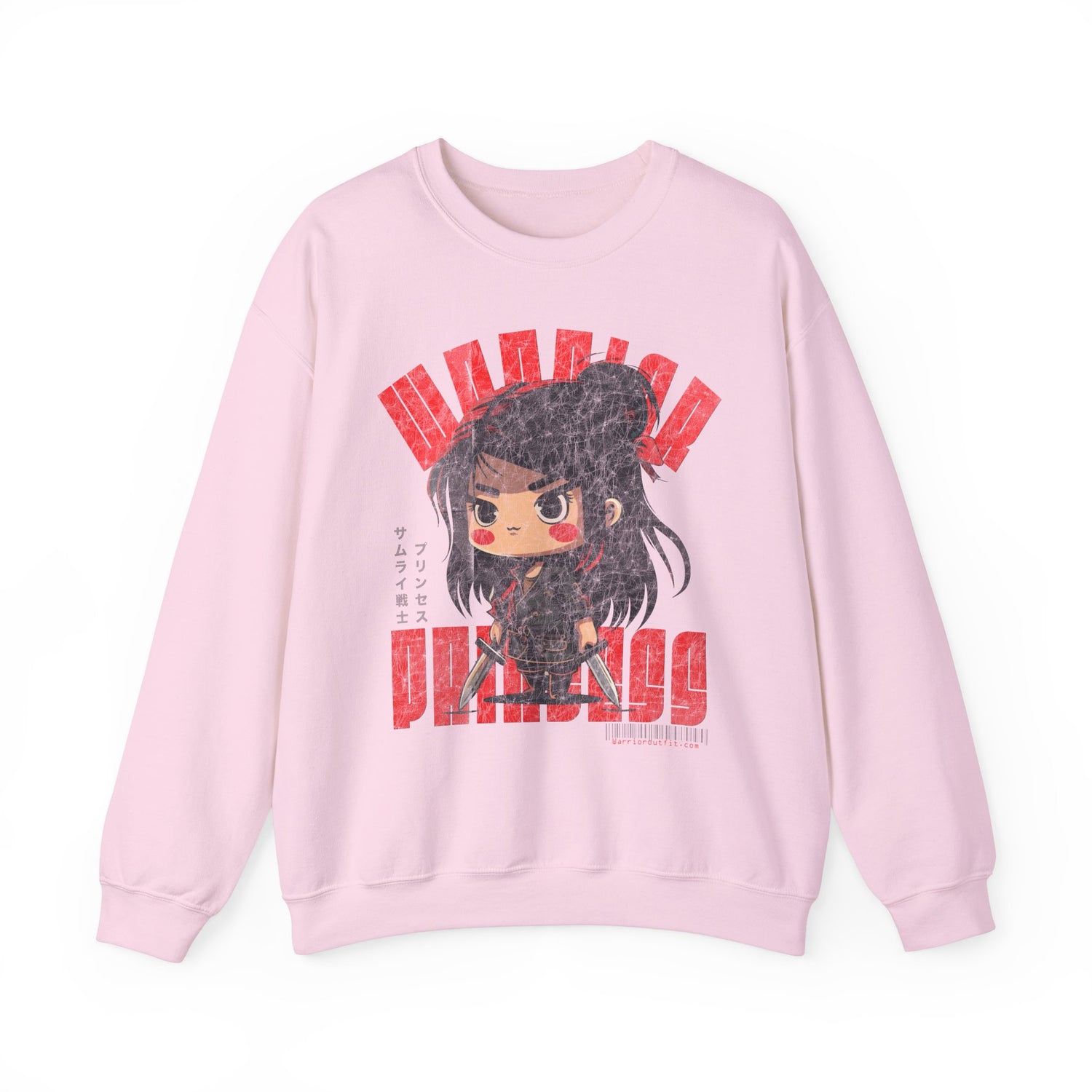 SAMURAI WARRIOR PRINCESS Heavy Blend Crewneck Sweatshirt