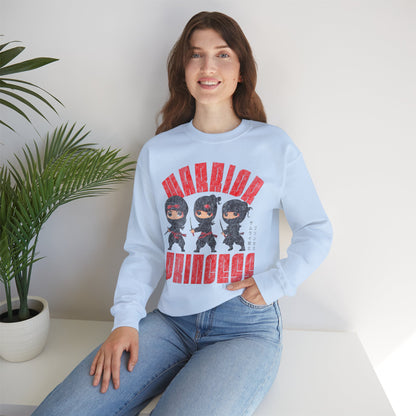 SAMURAI WARRIOR PRINCESS Heavy Blend Crewneck Sweatshirt